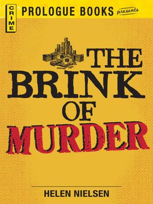 cover image of The Brink of Murder